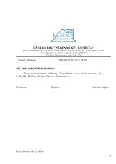 Dokumentų valdymas: UAB "Baltesta" 3 puslapis