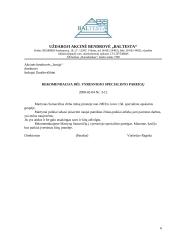 Dokumentų valdymas: UAB "Baltesta" 6 puslapis