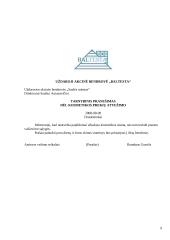Dokumentų valdymas: UAB "Baltesta" 9 puslapis