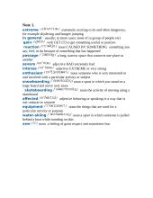 English lesson plan: Extreme sports 5 puslapis