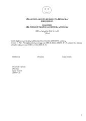 Įmonės veiklos dokumentai: UAB "Žiemgala" 3 puslapis