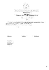 Įmonės veiklos dokumentai: UAB "Žiemgala" 4 puslapis