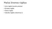 Skaidrės: rūgštys 3 puslapis