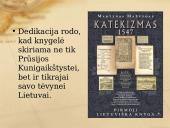 Martynas Mažvydas „Katekizmas”. Pirmoji lietuviška knyga  5 puslapis