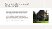 Vandens energija (skaidrės) 4 puslapis