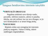 Saugus bendravimas internete 3 puslapis