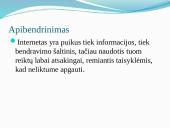 Saugus bendravimas internete 6 puslapis