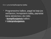 Programavimo kalbos c++ programos struktūra 6 puslapis