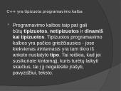 Programavimo kalbos c++ programos struktūra 10 puslapis