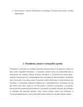 Lietuvos Respublikos Prezidento vaidmuo ir sąveika su Vyriausybe bei Parlamentu 6 puslapis