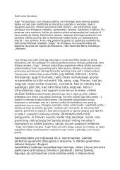 Kaltės tema literatūroje. Kalba