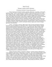 Žmogaus ir gamtos santykis literatūroje  (Kristijonas Donelaitis, Antanas Baranauskas)
