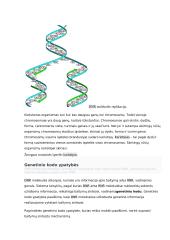 Geno veikimas ir genomas 5 puslapis