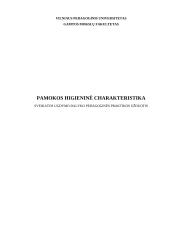Biologijos pamokos higieninė charakteristika