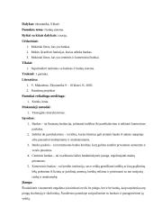 Pamokos planas: bankų sistema