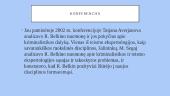 Rafailo Belkino koncepcija apie kriminalistikos teorinius pagrindus 9 puslapis