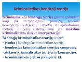 Kriminalistikos teorijos pagrindai  11 puslapis