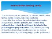 Kriminalistikos teorijos pagrindai  13 puslapis