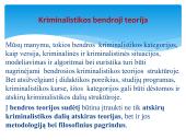 Kriminalistikos teorijos pagrindai  14 puslapis