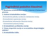 Kriminalistikos teorijos pagrindai  2 puslapis
