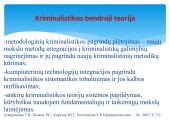 Kriminalistikos teorijos pagrindai  20 puslapis