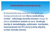 Kriminalistikos teorijos pagrindai  4 puslapis