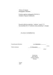 Kūno kultūros pamokų planas 11 puslapis