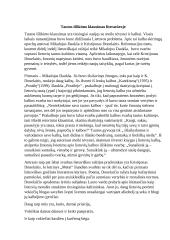 Tautos išlikimo klausimas literatūroje 