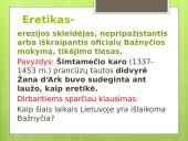 Krikščionių bažnyčia viduramžiais (skaidrės) 14 puslapis