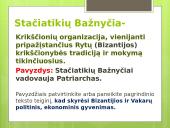 Krikščionių bažnyčia viduramžiais (skaidrės) 18 puslapis