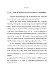Nuo ko priklauso jauno žmogaus pasirinkimas ypatingomis aplinkybėmis?