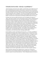 Valstybės kūrimo keliai: klasta ar pasitikėjimu? 