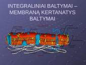 Plazminė membrana. Medžiagų pernaša 20 puslapis