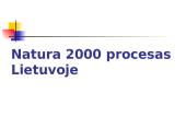 "Natura 2000" procesas Lietuvoje
