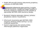"Natura 2000" procesas Lietuvoje 13 puslapis