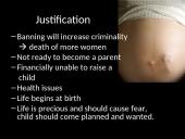 Abortion: is abortion the right choice? 12 puslapis