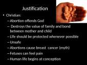 Abortion: is abortion the right choice? 13 puslapis