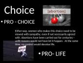 Abortion: is abortion the right choice? 16 puslapis
