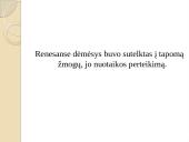 Renesansas ir barokas. Esminiai tapybos skirtumai tarp šių laikotarpių 11 puslapis
