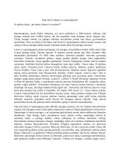 Kaip laisvė siejama su sąmoningumu?