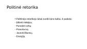 Politinė retorika, kalba ir politinės žinios 13 puslapis