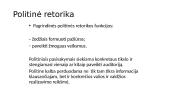 Politinė retorika, kalba ir politinės žinios 2 puslapis
