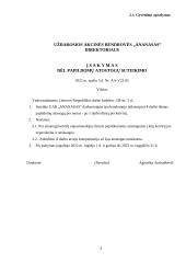 Uždarosios akcinės bendrovės „Ananasas“ apibūdinimas ir veiklos dokumentai 7 puslapis