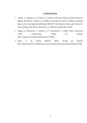 Etikos svarba organizuojant verslą (esė) 2 puslapis