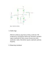 Amplitudės moduliatoriaus procesų bei schemos tyrimas 4 puslapis
