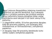 Investicinių bendrovių veiklos ypatumai 3 puslapis