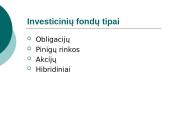 Investicinių bendrovių veiklos ypatumai 7 puslapis