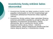 Investicinių bendrovių veiklos ypatumai 9 puslapis