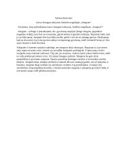 Laisvo žmogaus laikysena Sofoklio tragedijoje „Antigonė“