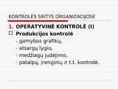 4-ji vadybos funkciją - kontrolė 10 puslapis